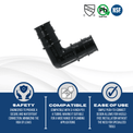 3/4 Inch Pex-A Expansion Elbow Poly