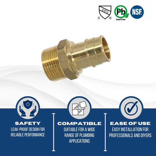 1 Inch Pex-A Expansion Male NPT