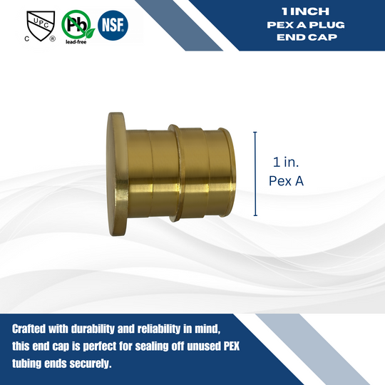 1 Inch Pex-A Expansion Plug, End Cap