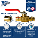3/4 inch Pex-A Expansion Ball Hot (Red)