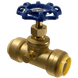 3/4 inch Push-to-Connect Stop Valve with Drain