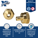 1/2 Inch PEX-B Barb Crimp X 3/4 Inch FEMALE NPT ADAPTER