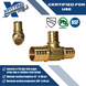1 Inch x 3/4 Inch x 3/4 Inch PEX-B Barb Crimp Reducing Tee