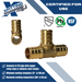 5/8 Inch PEX-B Barb Crimp Tee