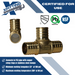 1 Inch PEX-B Barb Crimp Tee