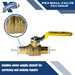3/4 Inch PEX-B Barb Crimp Ball Valve