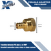 1/2 Inch PEX-B Barb Crimp X 1/2 Inch FEMALE NPT ADAPTER