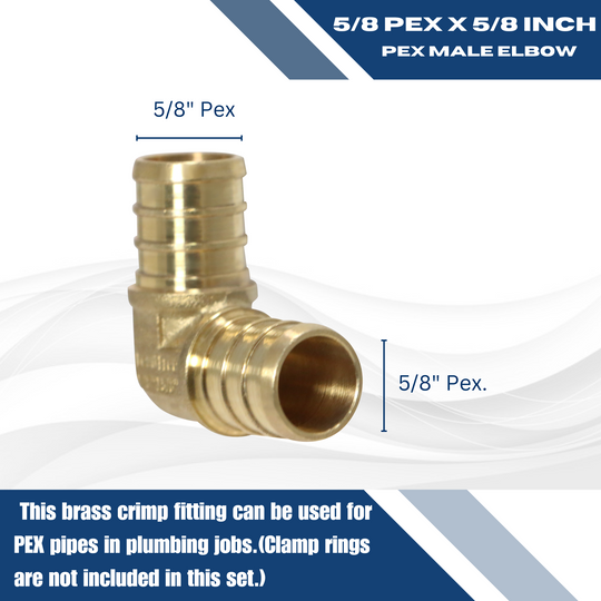 5/8 inch PEX-B Barb Elbow