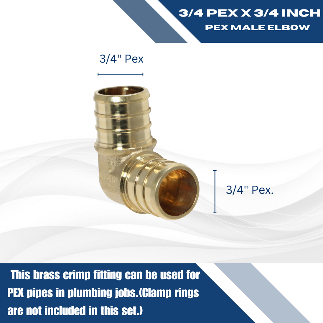 3/4 inch PEX-B Barb Elbow