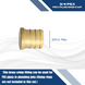 3/4 inch PEX-B Barb Plug