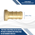 3/8 inch PEX-B Barb Plug