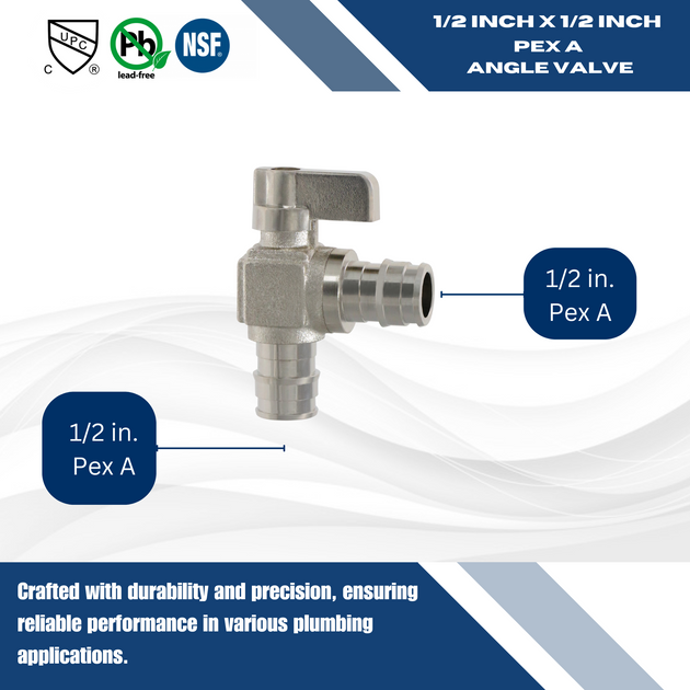 1/2 Inch Pex-A Expansion Mini Angle Valve