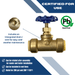3/4 inch Push-to-Connect Stop Valve with Drain