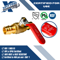 3/4 inch Pex-A Expansion Ball Hot (Red)