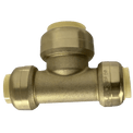 1/2 Inch x 1/2 Inch x 3/4 Inch Push-to-Connect Tee