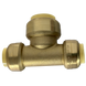 1/2 Inch x 1/2 Inch x 3/4 Inch Push-to-Connect Tee