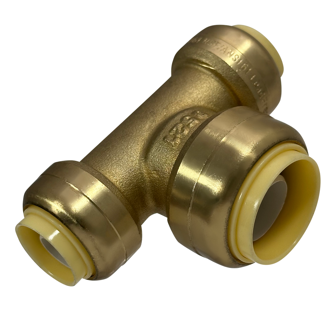 1/2 Inch x 1/2 Inch x 3/4 Inch Push-to-Connect Tee