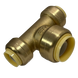 1/2 Inch x 1/2 Inch x 3/4 Inch Push-to-Connect Tee