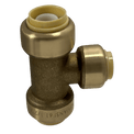 1/2 Inch x 1/2 Inch x 3/8 Inch Push-to-Connect Tee
