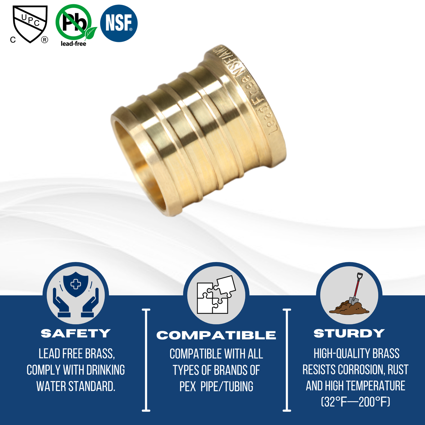 1 inch PEX-B Barb Plug