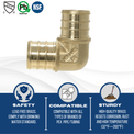 3/4 inch PEX-B Barb Elbow