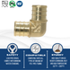 3/4 inch PEX-B Barb Elbow