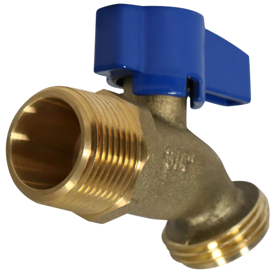 3/4 Inch MPT x 3/4 Inch GHT Hose Bibb Valve
