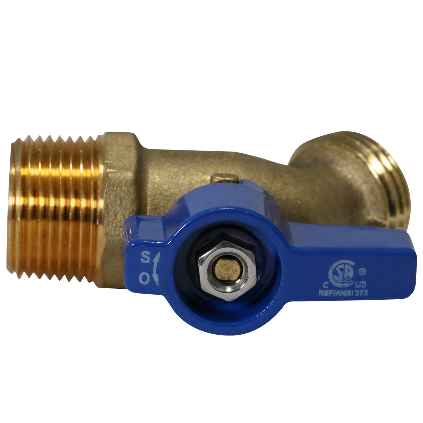 3/4 Inch MPT x 3/4 Inch GHT Hose Bibb Valve