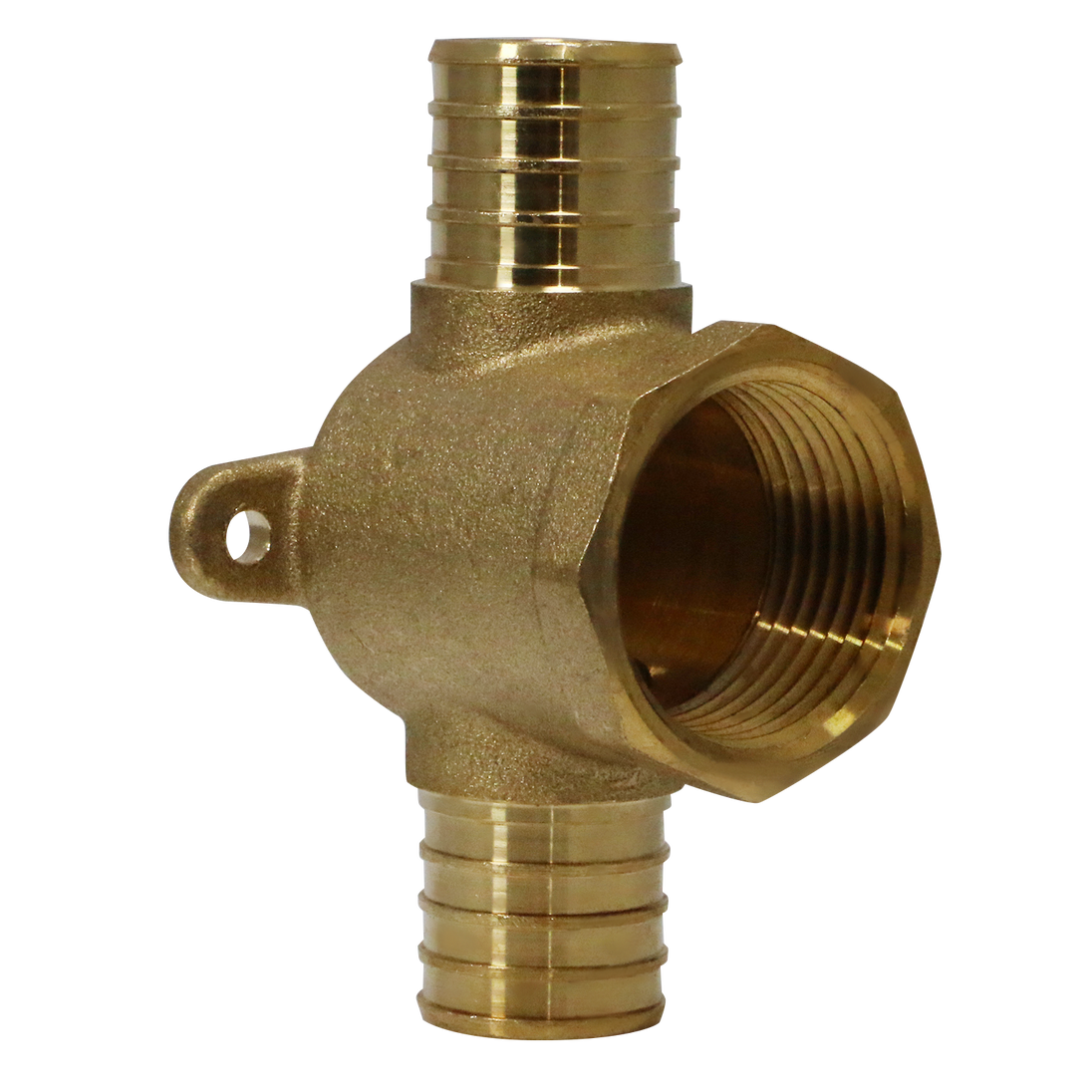 1 Inch PEX-B Barb Crimp Female NPT Tee