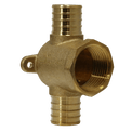 1 Inch PEX-B Barb Crimp Female NPT Tee