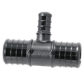 1 Inch X 1 Inch X 1/2 Inch PEX-B Barb Crimp Poly Alloy Tee