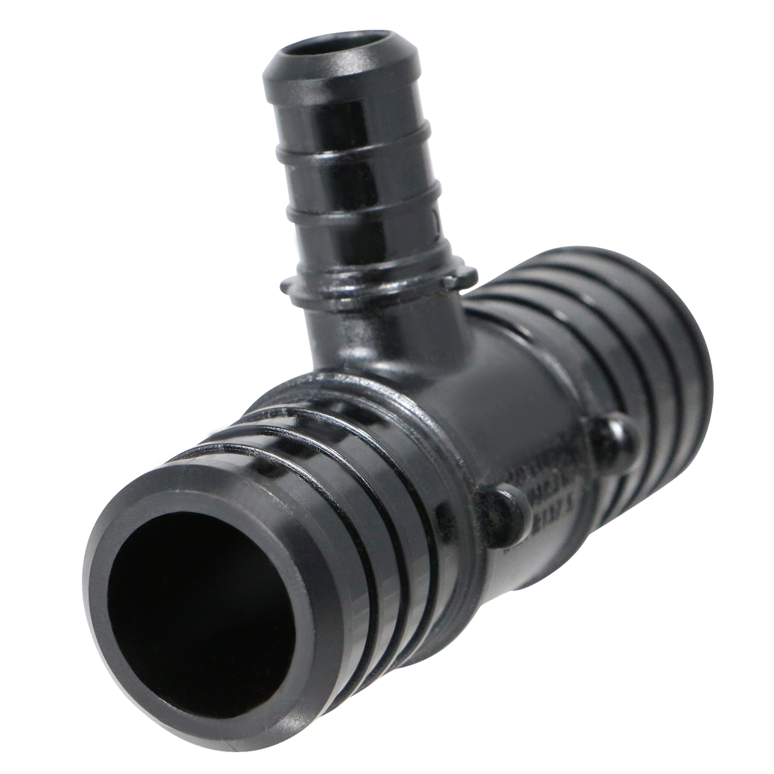 1 Inch X 1 Inch X 1/2 Inch PEX-B Barb Crimp Poly Alloy Tee