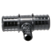 1 Inch X 1 Inch X 1/2 Inch PEX-B Barb Crimp Poly Alloy Tee