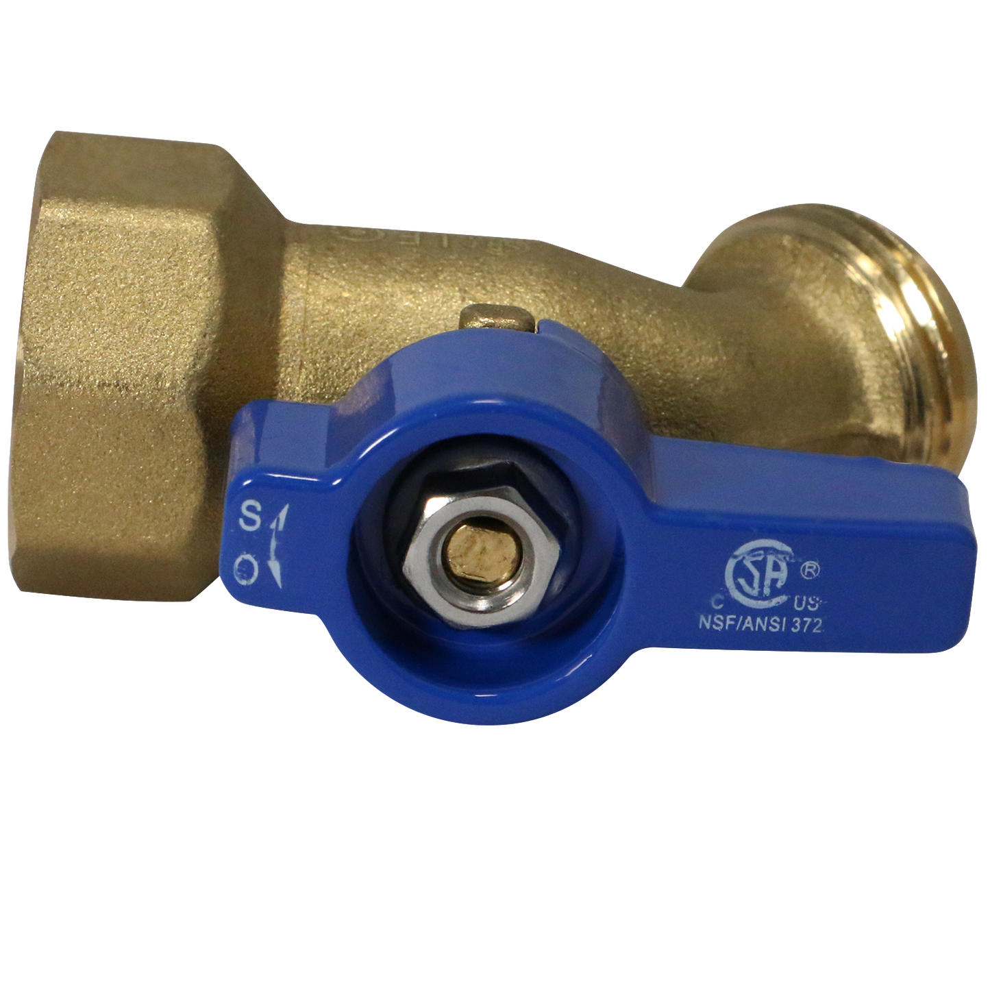  FPT x GHT Hose Bibb Valve Measuring FPT 3/4" x 3/4" GHT Specifically Garden Hose Valve