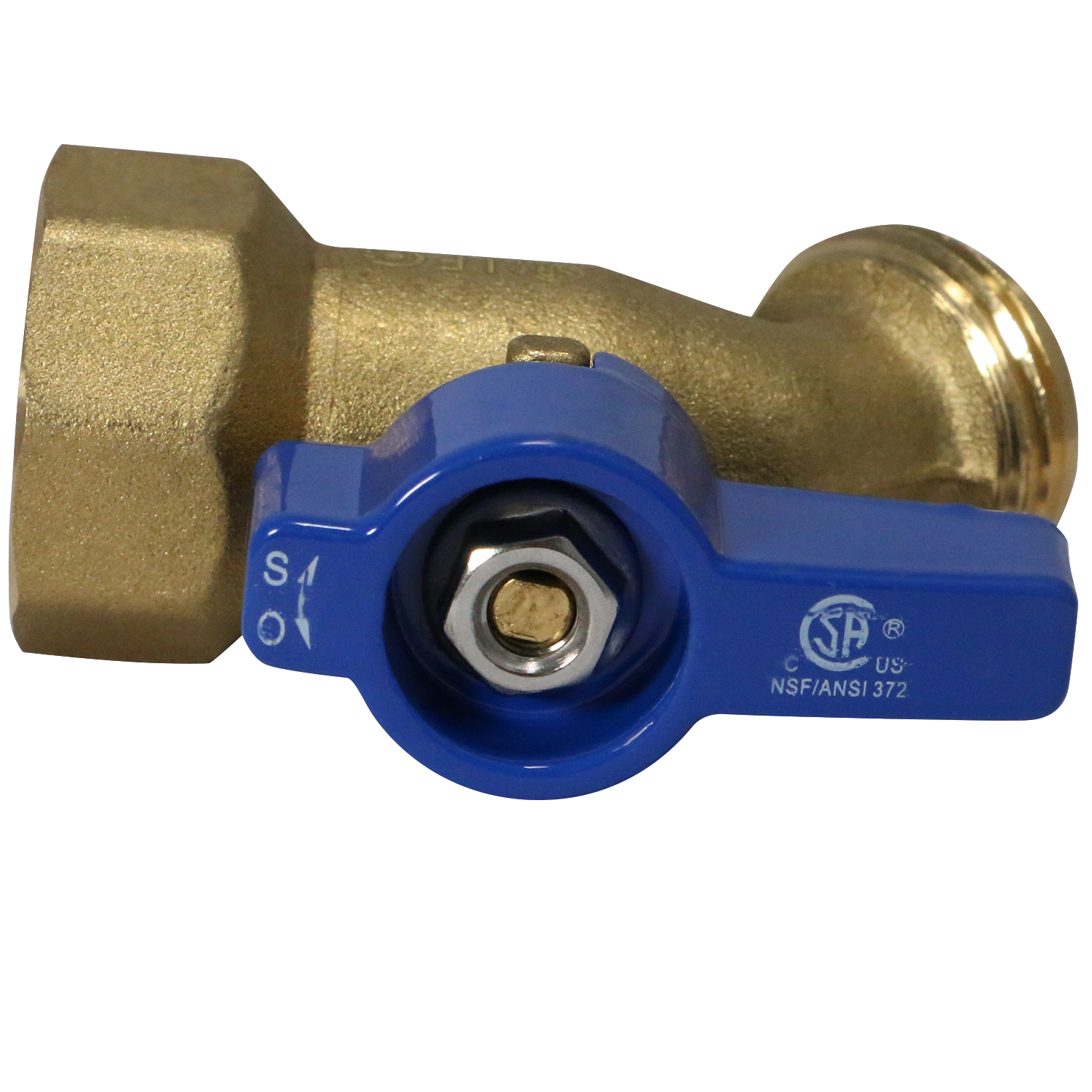  FPT x GHT Hose Bibb Valve Measuring FPT 3/4" x 3/4" GHT Specifically Garden Hose Valve
