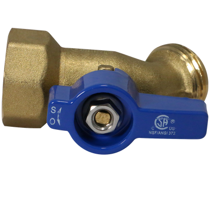  FPT x GHT Hose Bibb Valve Measuring FPT 3/4" x 3/4" GHT Specifically Garden Hose Valve