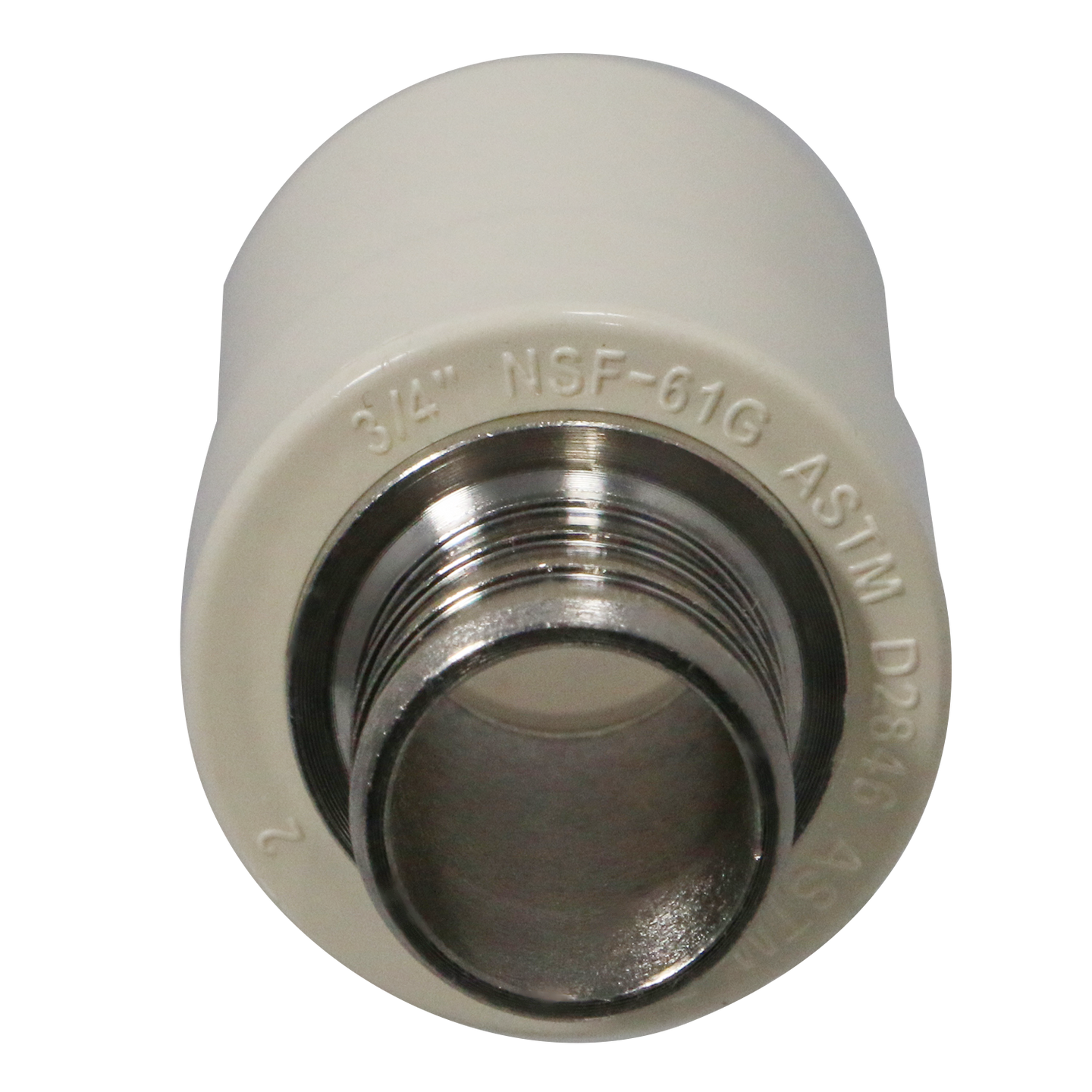 3/4 Inch PEX-B Barb X 3/4 Inch CPVC Transition Coupling