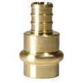1/2 inch PEX-B Barb Crimp x 1/2 inch Press Coupling
