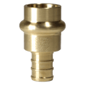 1/2 inch PEX-B Barb Crimp x 1/2 inch Press Coupling
