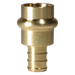 1/2 inch PEX-B Barb Crimp x 1/2 inch Press Coupling