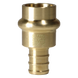 1/2 inch PEX-B Barb Crimp x 1/2 inch Press Coupling