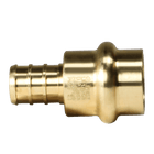 1/2 inch PEX-B Barb Crimp x 1/2 inch Press Coupling