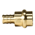 1/2 inch PEX-B Barb Crimp x 1/2 inch Press Coupling