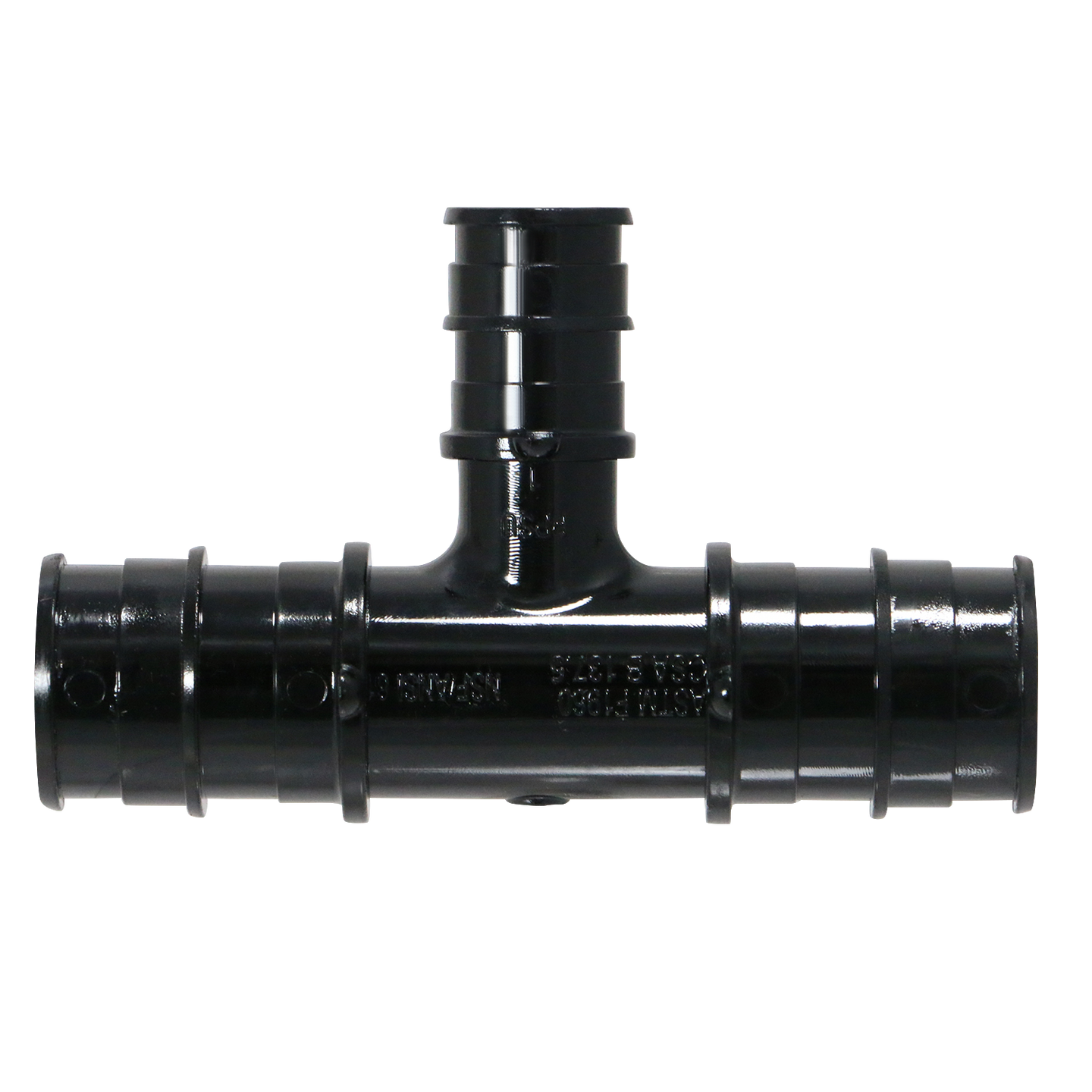 Pex-A Expansion 3/4 Inch x 3/4 Inch x 1/2 Inch Poly Tee, Pex-A F1960 Poly Tee