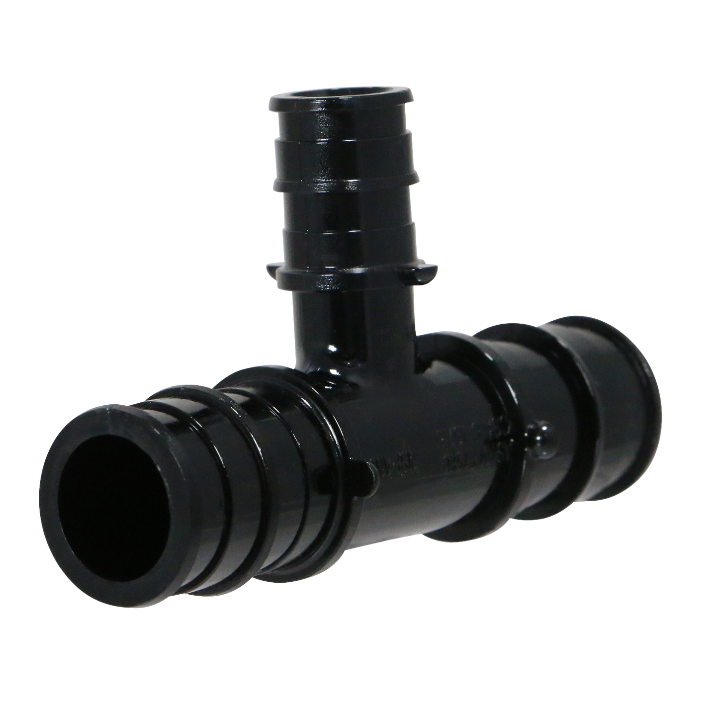 Pex-A Expansion 3/4 Inch x 3/4 Inch x 1/2 Inch Poly Tee, Pex-A F1960 Poly Tee