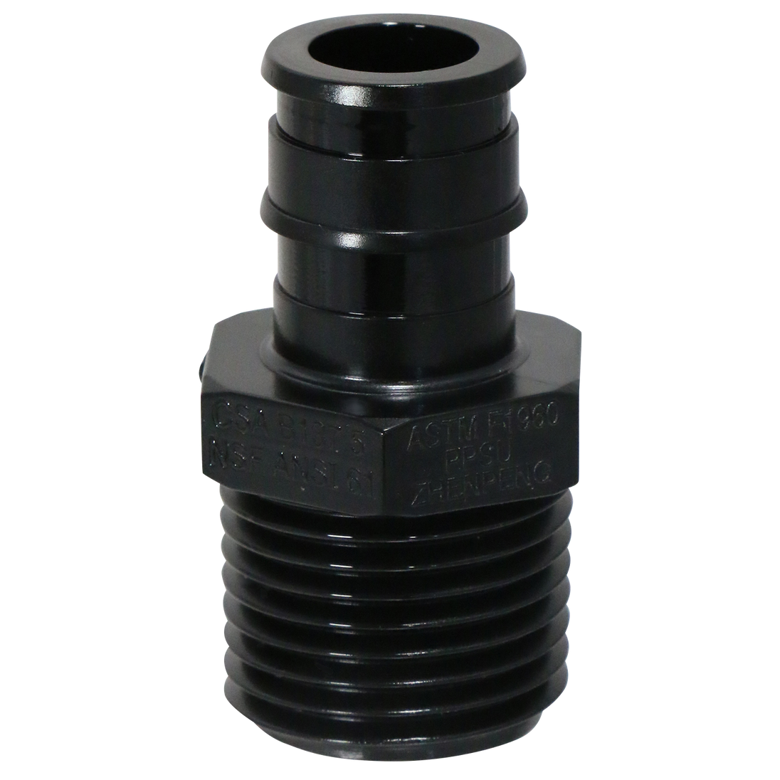 1/2 Inch Poly Alloy Pex-A Expansion Male Adapter