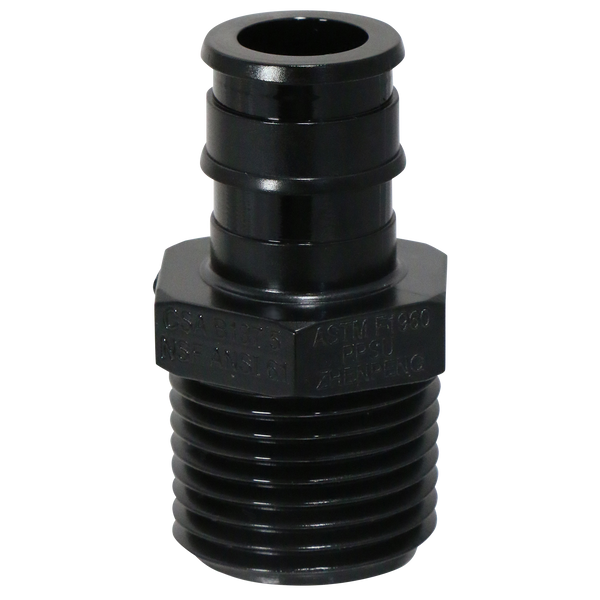 1/2 Inch Poly Alloy Pex-A Expansion Male Adapter