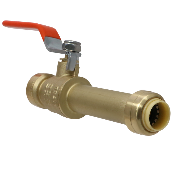 1/2 Inch Push-to-Connect Slip Ball Valve