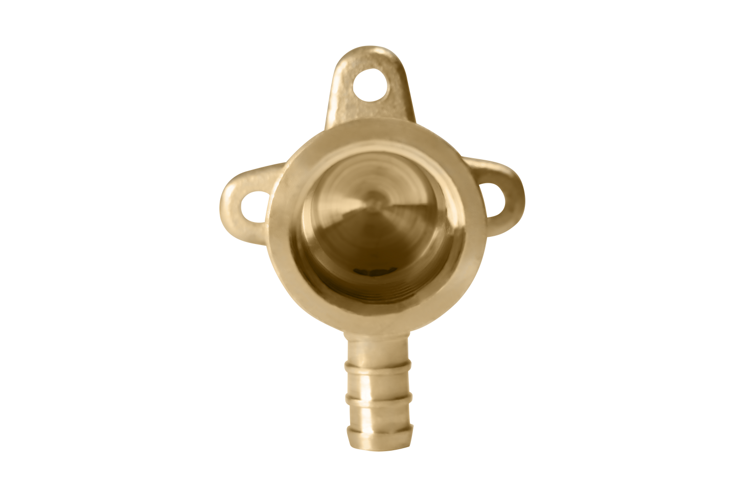 3/8 inch PEX-B Barb x 1/2 inch FNPT Elbow Drop Ear