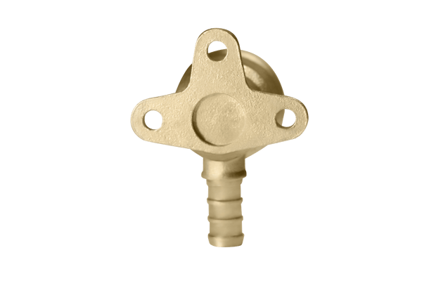 3/8 inch PEX-B Barb x 1/2 inch FNPT Elbow Drop Ear